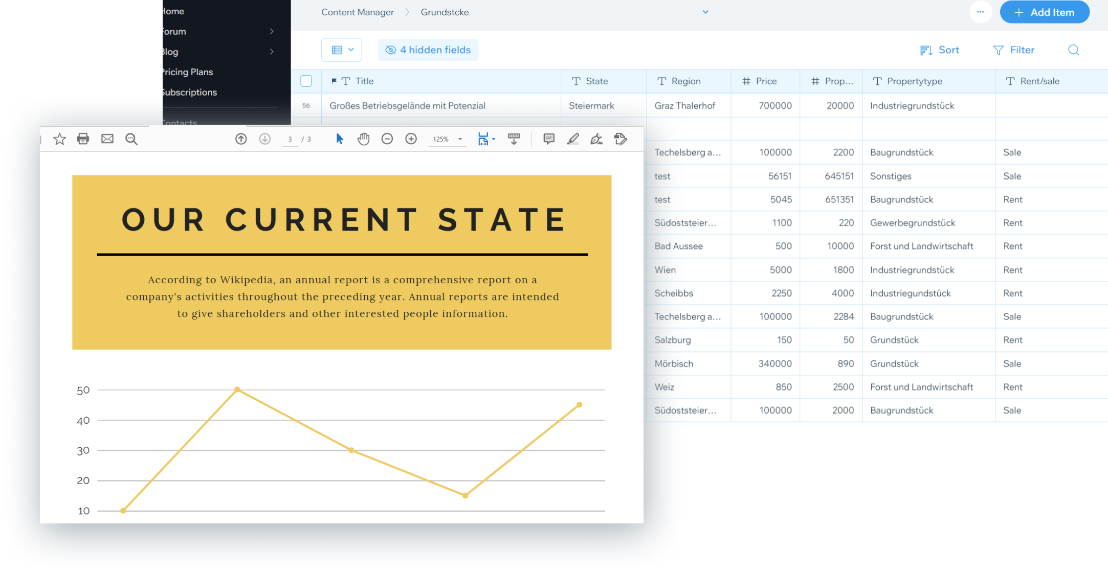 Wix PDF Generator Integration Embed PDF on Wix